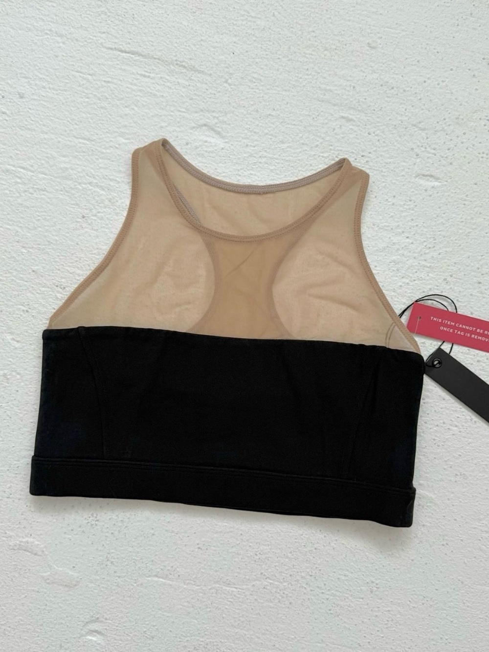NWT Carbon38 Mesh Racerback Bra | XS